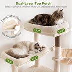 Globlazer Árbol para gatos Maine Coon extragrande de 83 pulgadas, F83J
