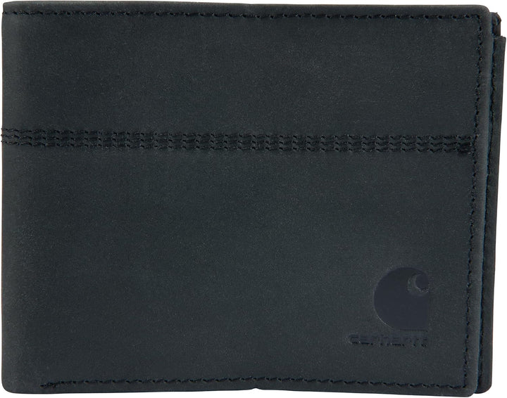 Carhartt Men's Casual Saddle Leather Wallets, Available in Mult...