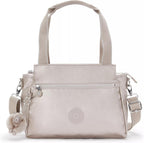Kipling Elysia Bolso bandolera convertible sólido, Brillo metálico.