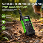 Walkie Talkies para niños, paquete de 4 radios recargables de 2 vías