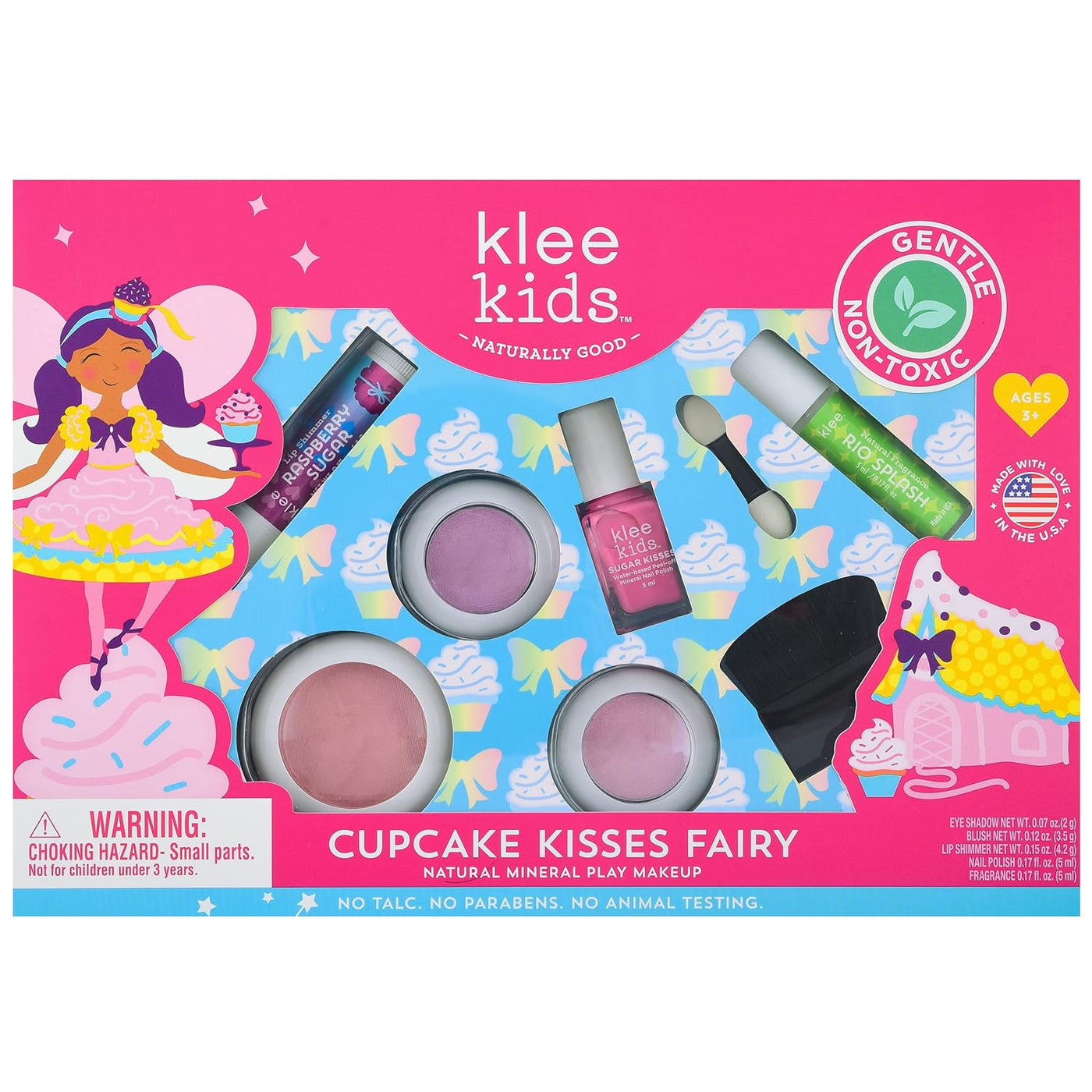 Luna Star Naturals Klee Kids Deluxe Play - Kit de maquillaje suave...