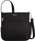 Travelon Bolso bandolera clásico antirrobo Norte/Sur