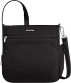 Travelon Bolso bandolera clásico antirrobo Norte/Sur