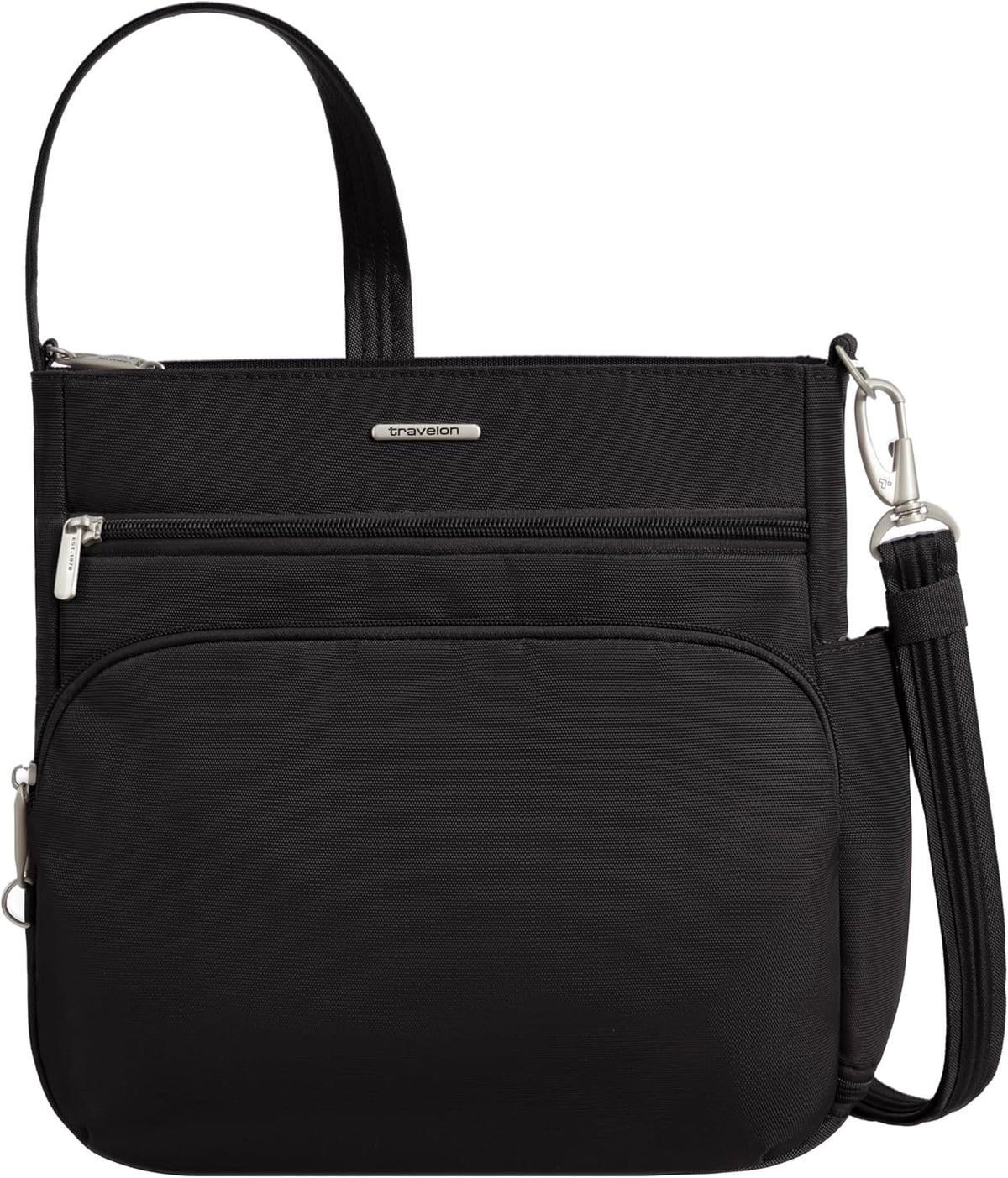Travelon Bolso bandolera clásico antirrobo Norte/Sur
