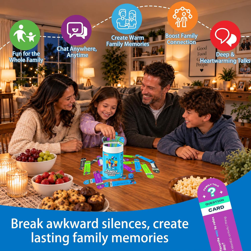 130 tarjetas de conversación para familias, crea conexiones