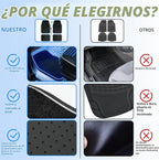 Alfombrillas suaves para el piso del auto con tira de luz LED, ajuste universal, alfombra automotriz negra, alfombrillas para el piso con luces interiores del automóvil con control por aplicación