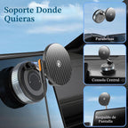 PlusAcc Soporte para teléfono de coche, soporte magnético al vacío para