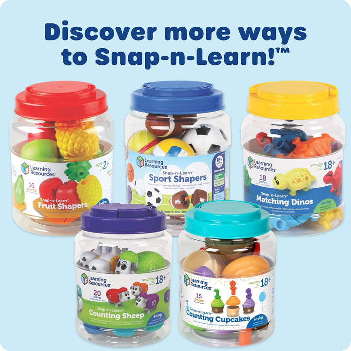 Learning Resources Snap-n-Learn - Moldeadores deportivos - Juguetes...