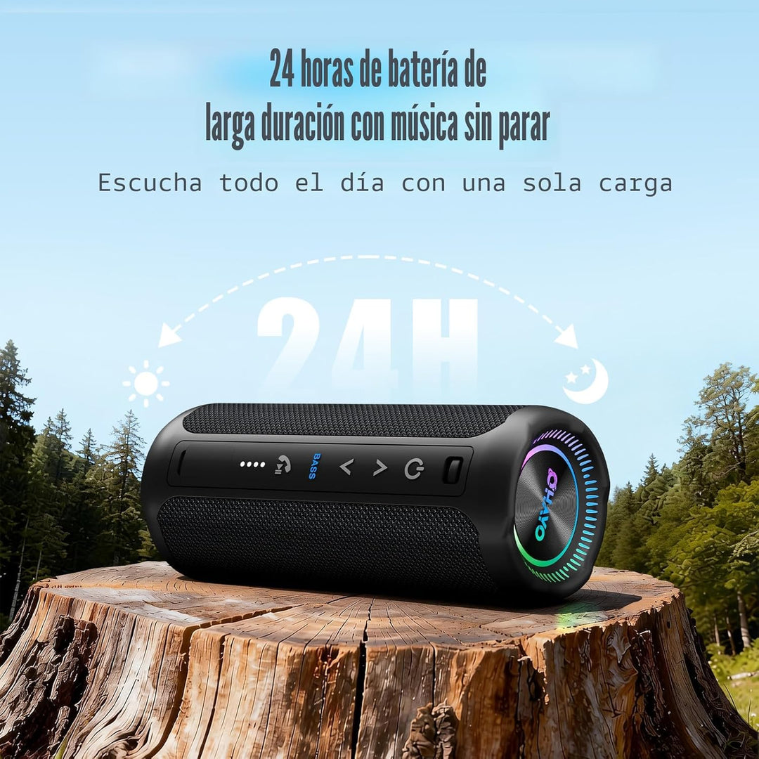 Altavoz Bluetooth inalámbrico fuerte sonido estéreo IPX7 impermeabl...