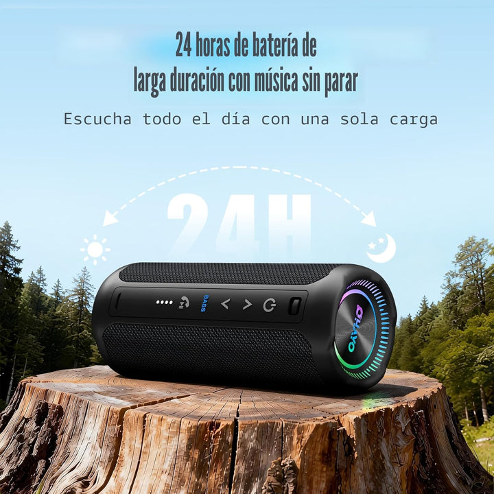 Altavoz Bluetooth inalámbrico fuerte sonido estéreo IPX7 impermeabl...