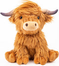 Highland Cow - Animal de peluche apto para microondas, almohadilla...