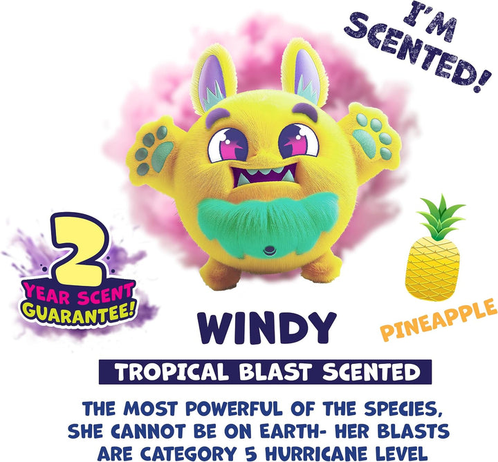 Fart Monsters Windy - Juguete de peluche perfumado XL de 16 pulgada...