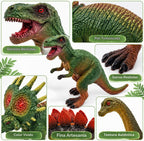 Juguetes de dinosaurio para niños, 12 figuras realistas con caja