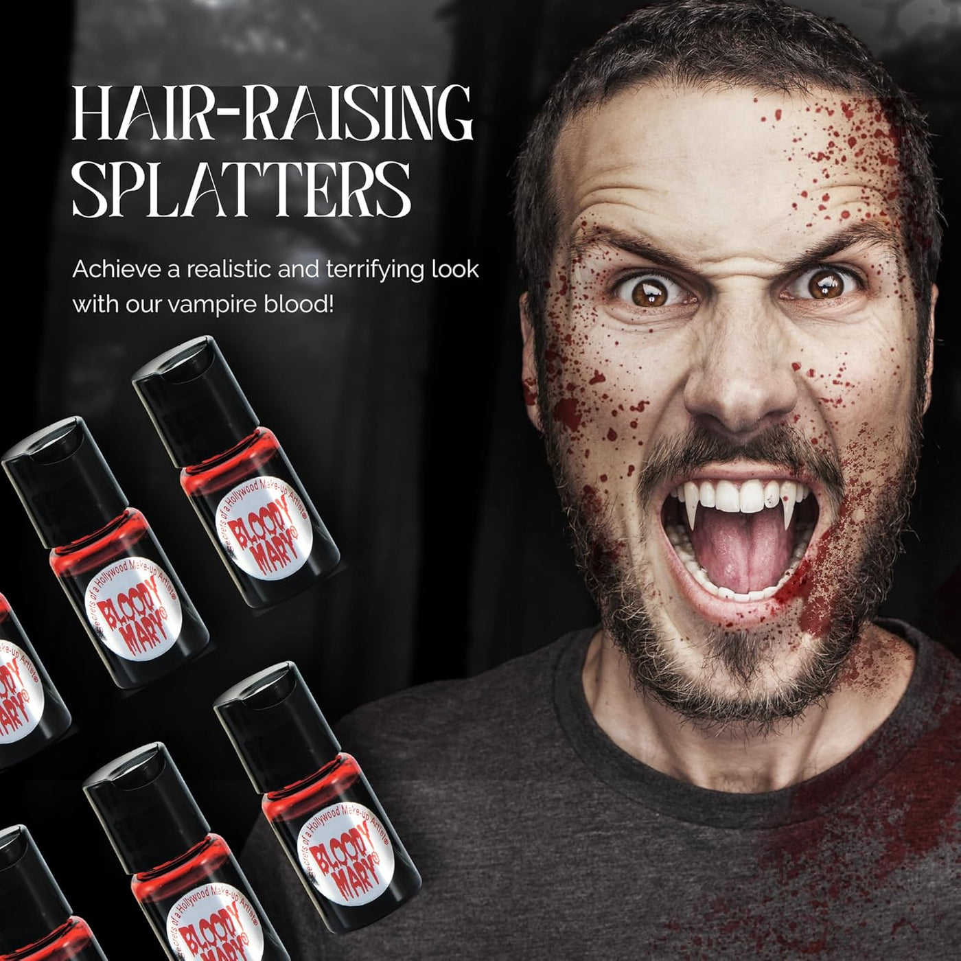 Vampire SFX - Kit de maquillaje de lujo con efectos especiales Wick...