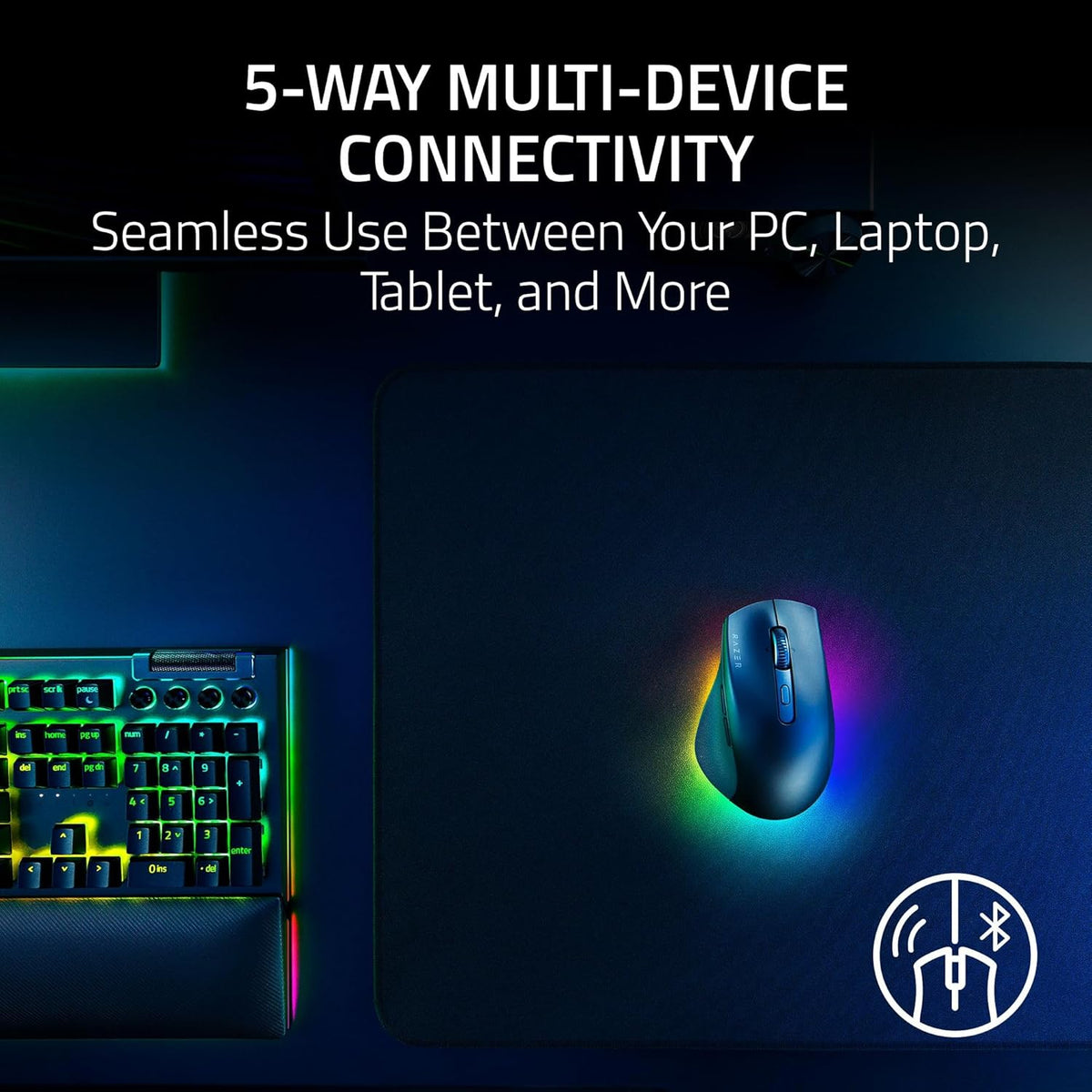 Razer Ratón Inalámbrico Pro Click V2: Diseño Ergonómico para Diestr...