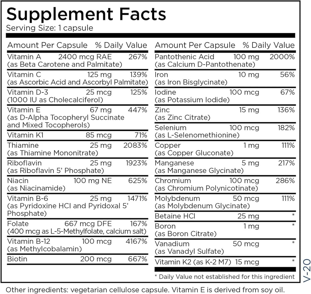Metabolic Maintenance The Big One Multivitamínico con hierro - Mult...