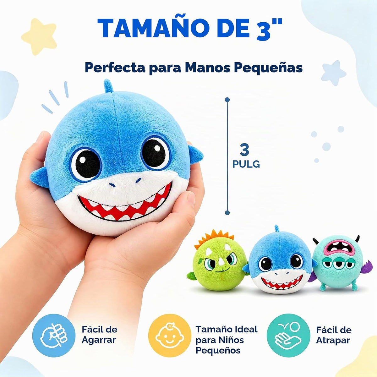 Balón de fútbol interior para niños pequeños, juguetes de peluche suaves de 7.8 pulgadas, pelota de juego inflable con bomba para bebés y niños pequeños de 1-3, 3, 5, 5-8, regalo para cumpleaños de
