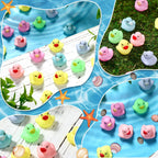 200 mini patos de goma a granel pequeños patos de goma a granel