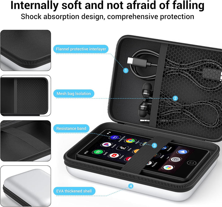 Estuche para reproductor MP3 y MP4 de ZAQE de 4.0\/4.7\/5.0 pulgada...