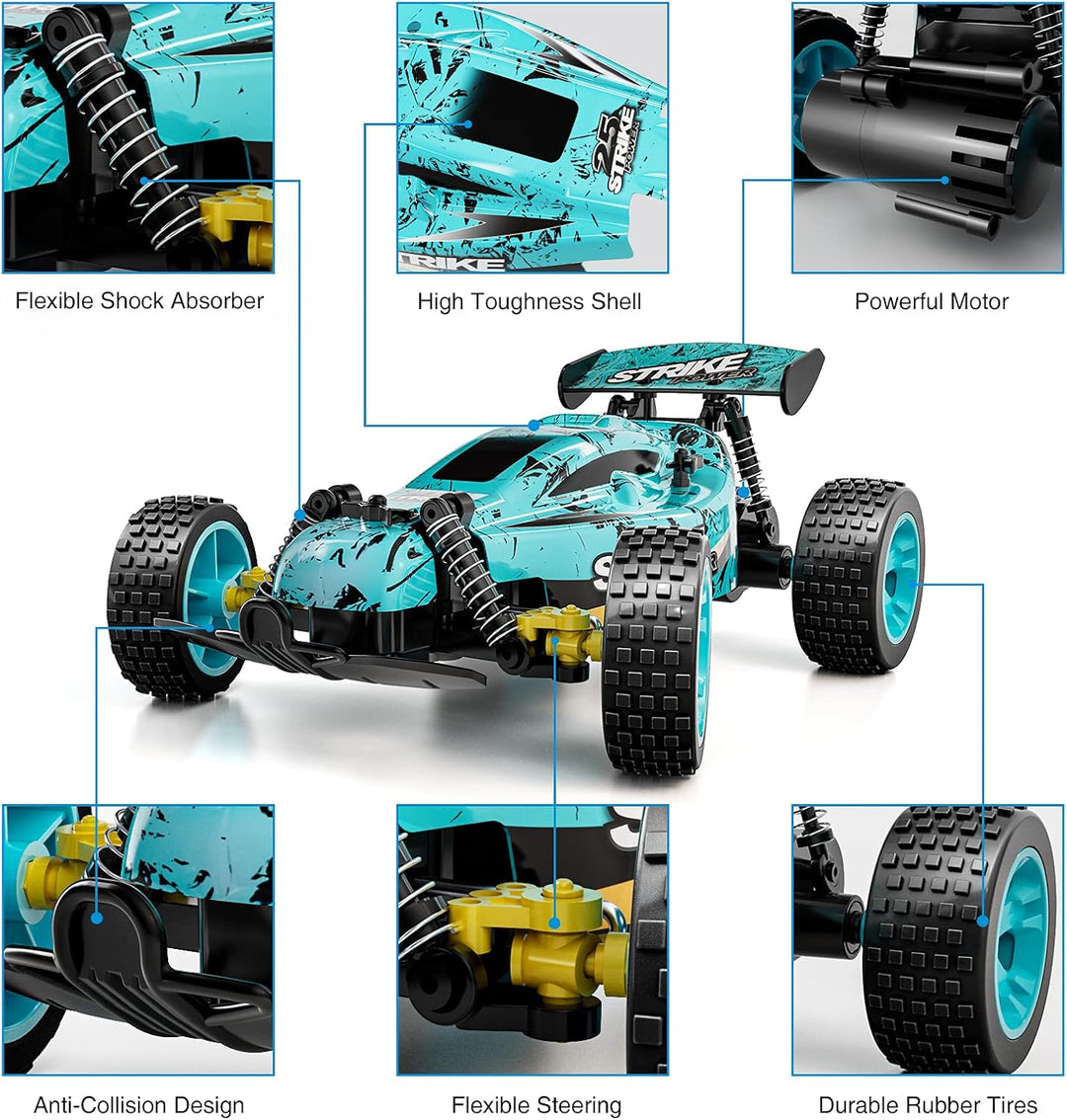Tecnock coches RC para niños, coche de control remoto para niños, 1...