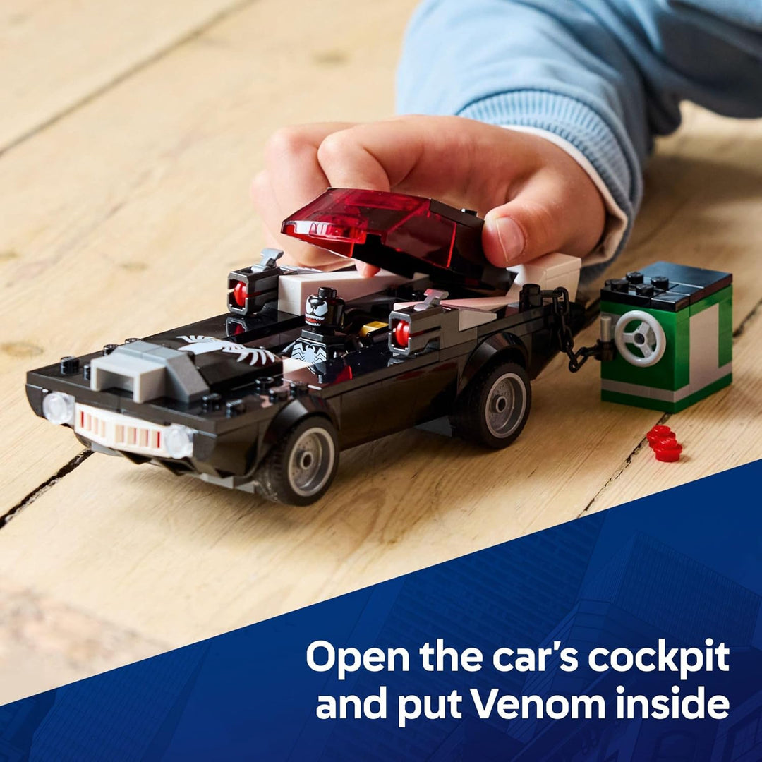 LEGO Marvel Spider-Man vs. Venom Muscle Car Toy - Juego de construc...