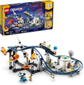 LEGO Creator 31142 - Juego de construcción de montaña rusa espacial 3 en 1 con montaña rusa, torre de caída, carrusel y 5 minifiguras, parque de diversiones reconstruible para niños de 9 años en