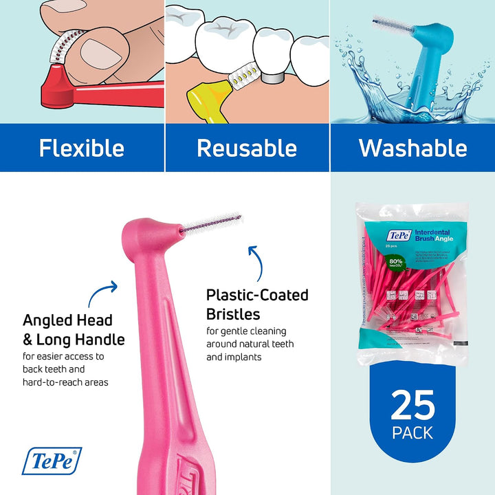TePe \u2013 Cepillo interdental en ángulo, cepillo dental angular p...