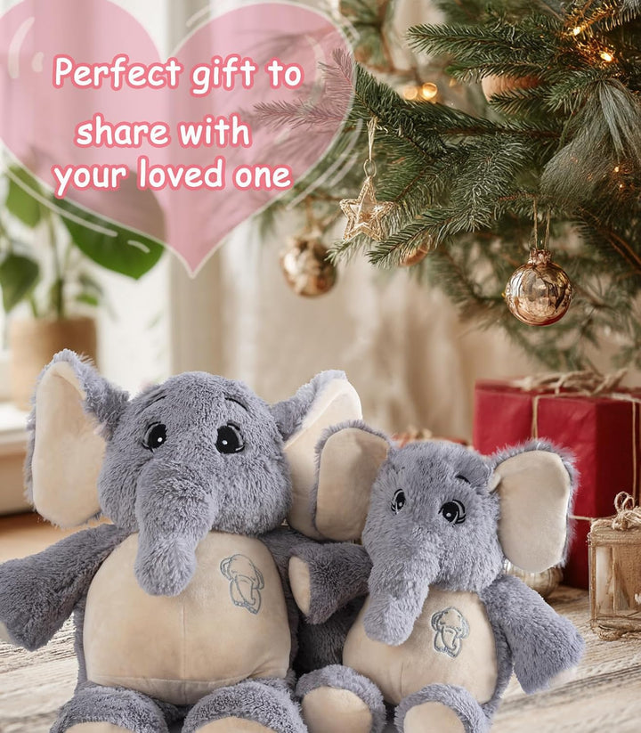 GailiMaiYa Animal de peluche de elefante de 21 pulgadas, juguete de...