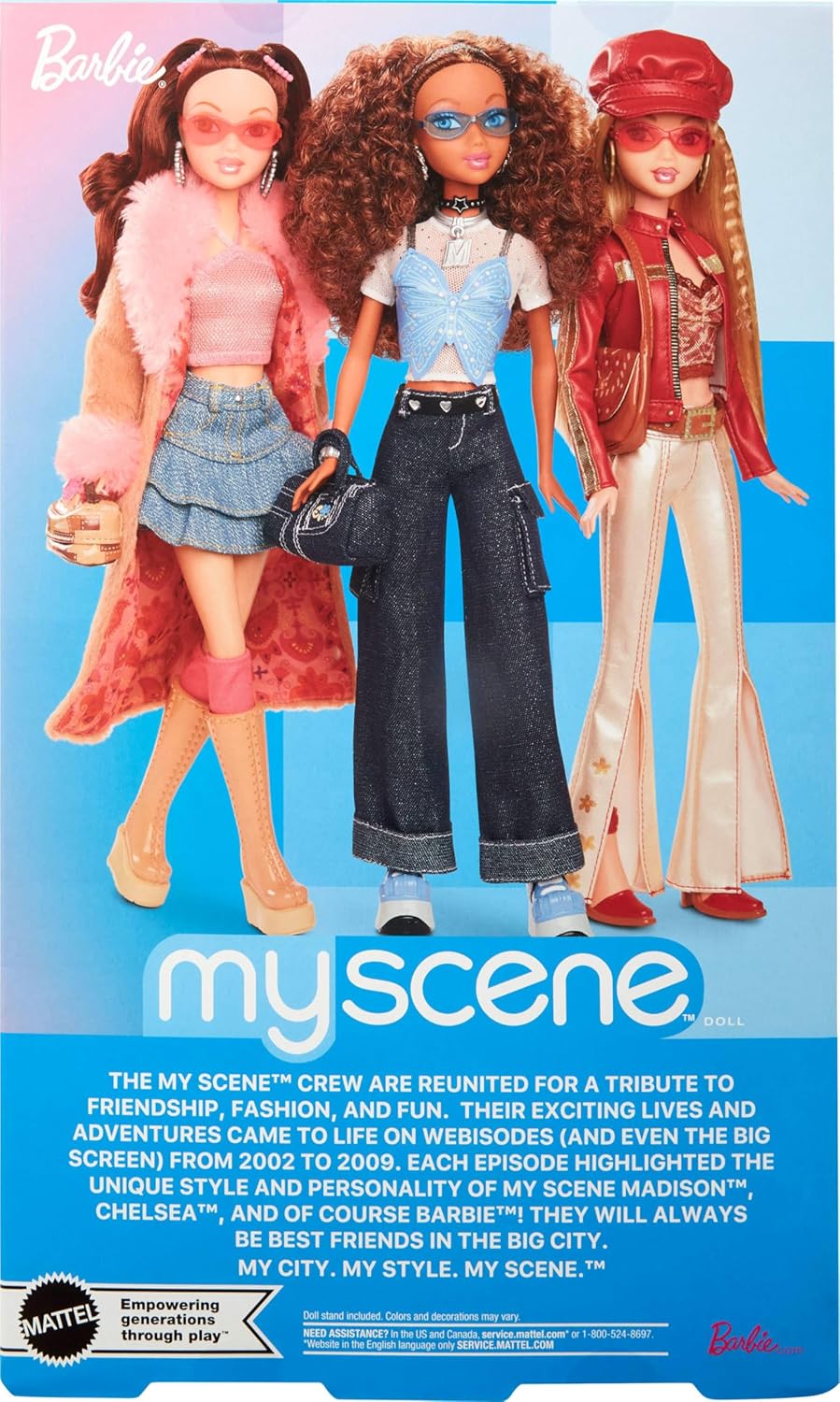 Barbie Muñeca y accesorios Signature My Scene Madison, atuendo insp...