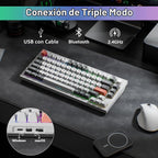 Teclado mecánico personalizado inalámbrico Keychron Q1 Ultra 8K 75%