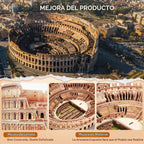 CubicFun Rome Coliseo Rompecabezas 3D para Adultos y Niños, Kit de Modelo de 163 Piezas