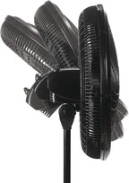Ventilador de pedestal, ajustable, Negro, 18-pulgadas Lasko Product...