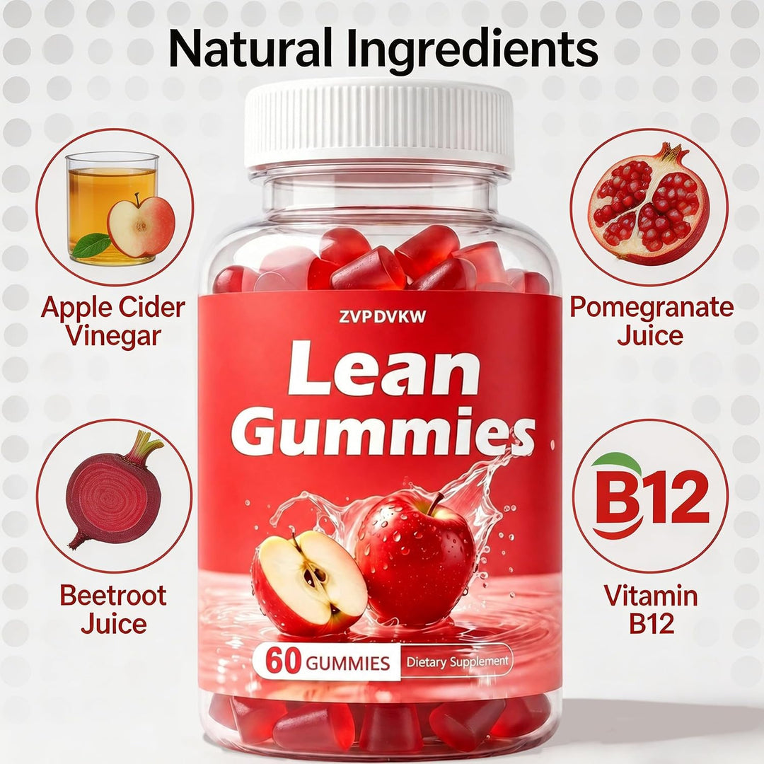 ZVPDVKW Jelly Gomitas magras multivitamínicas, apoyo nutricional di...