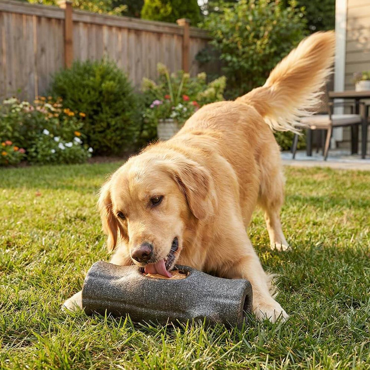 Juguete congelado todo en uno para perros con molde extraíble, juguete de enriquecimiento para masticar y lamer para estimulación mental, indestructible para masticadores agresivos, fibra de