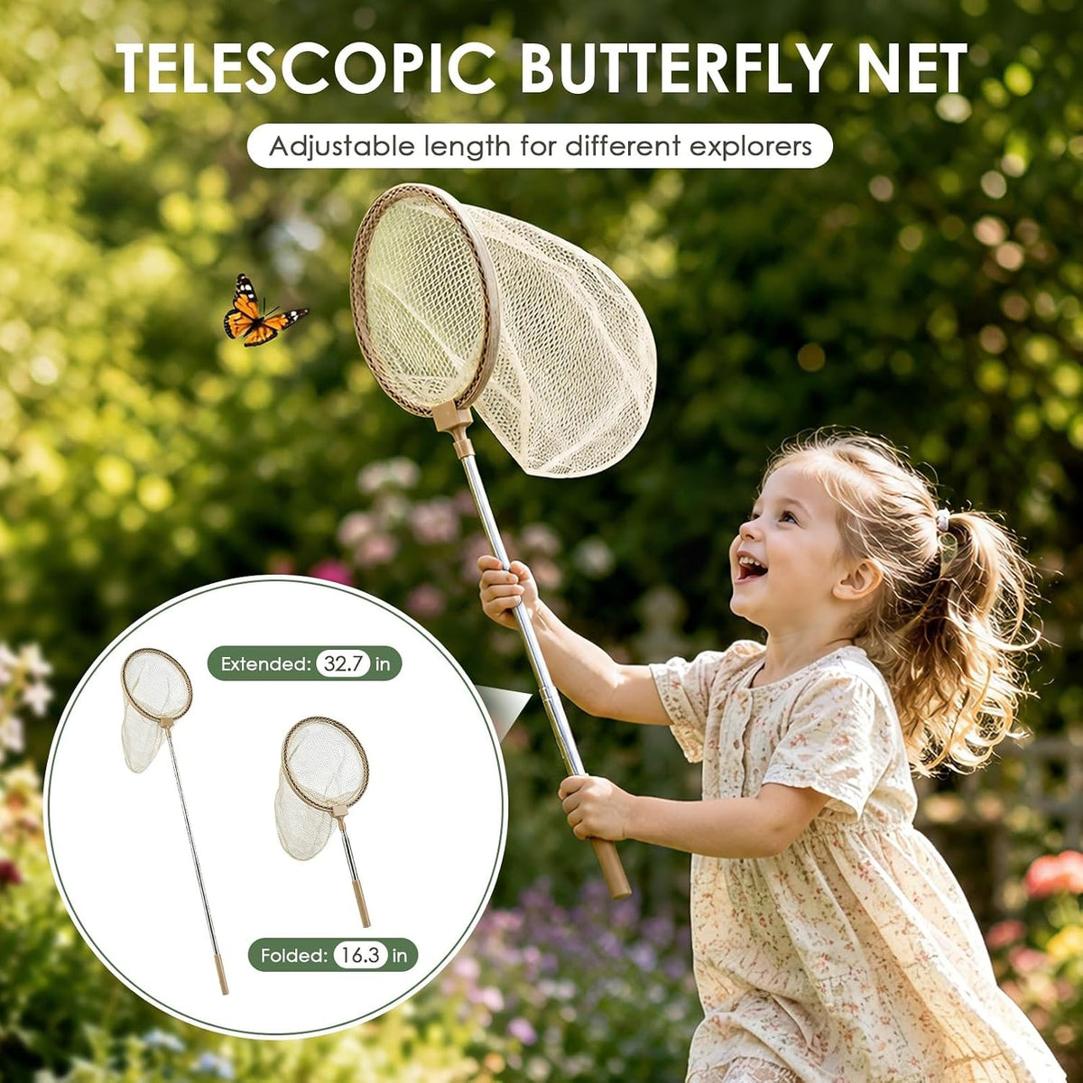Dreamon Kit de atrapa insectos para niños de 4 a 8 años, juego de 11