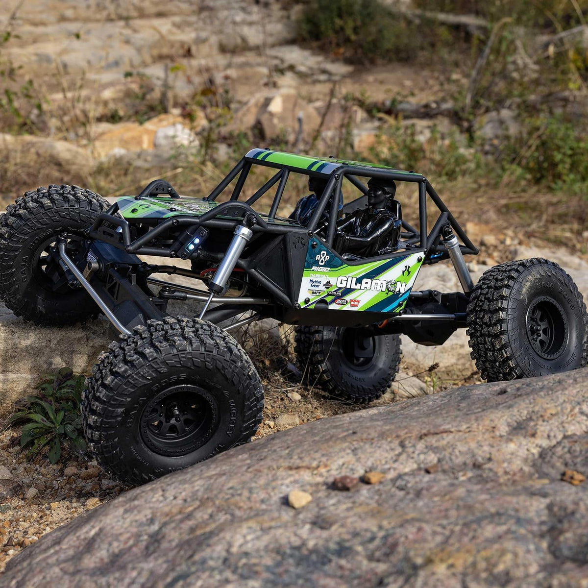 Axial AXP8 Gilamon 1/8 RC Crawler 2.2 4X4 RTR Trail Buggy, Green