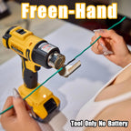Pistola de calor inalámbrica para batería DeWALT 20v, pistola de aire caliente de litio, 5 accesorios de boquilla, configuración de 2 temperaturas máx. 1022°F (550°C), pistola de calor para