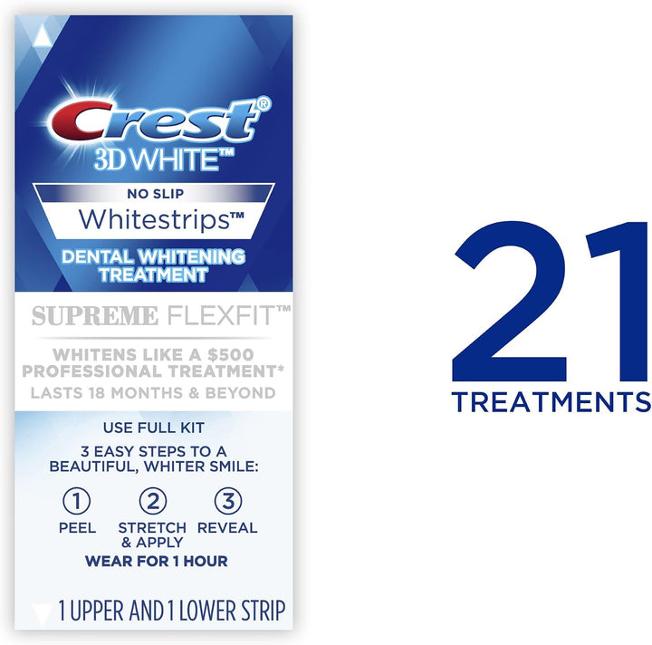 Crest 3D Whitestrips Age Renew - Kit de blanqueamiento de dientes,...