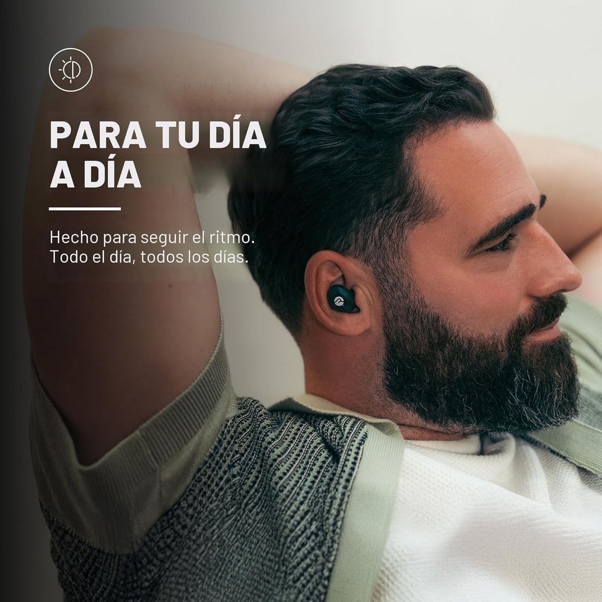 Raycon Everyday Earbuds - Auriculares inalámbricos Bluetooth clásic...