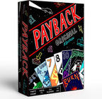 PAYBACK Edición original: divertidos juegos de cartas familiares con traición, estrategia y caos para adolescentes y adultos, fiesta de ritmo rápido y juego de viaje, ideal para adolescentes, amigos y familias