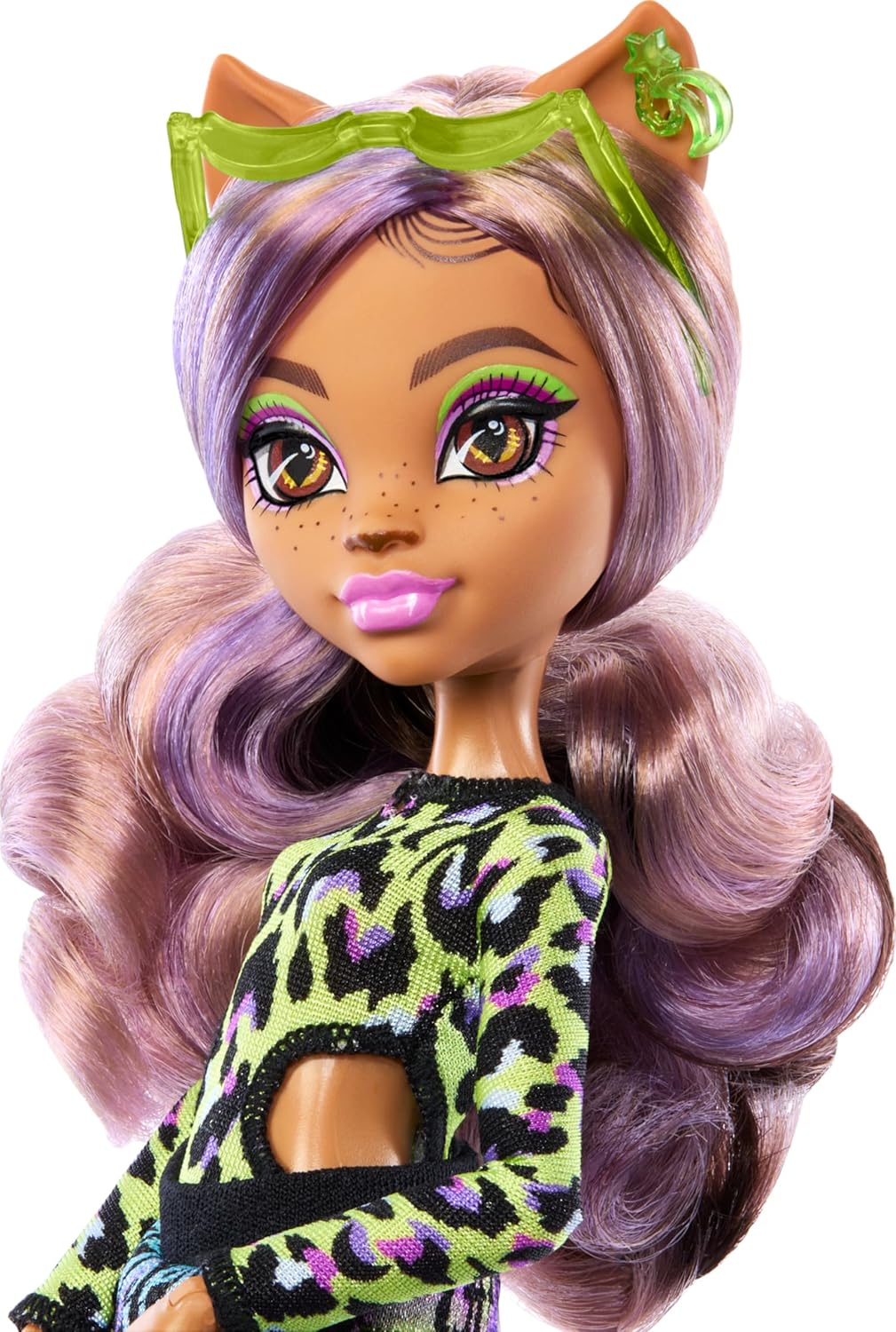 Muñeca Monster High Scare-adise Island Clawdeen Wolf con traje de b...
