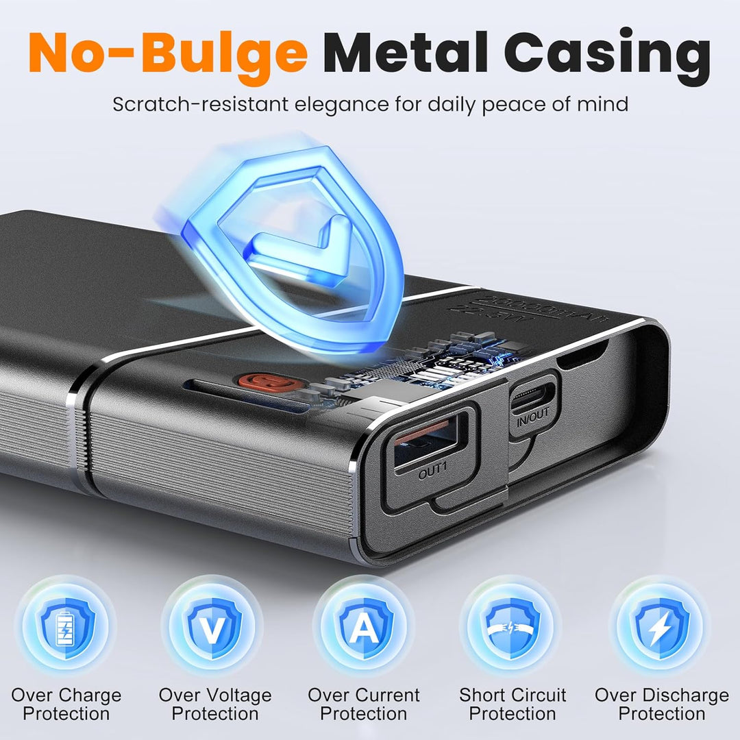 Aaoyun Cargador Portátil Banco de Energía, 20000mAh 22.5W PD Carga...