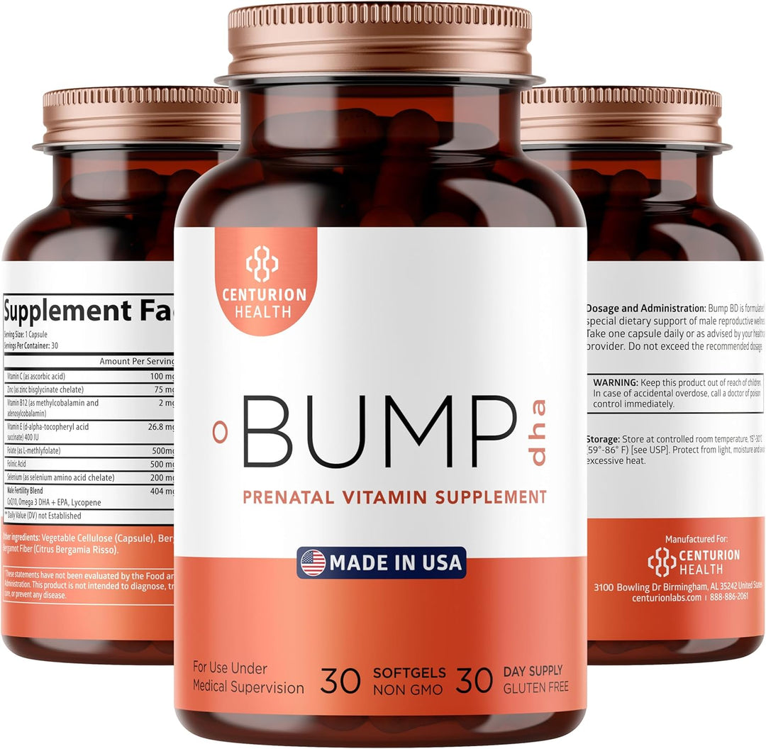 Centurion Labs Vitaminas prenatales premium con DHA EPA