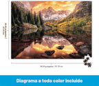Buffalo Games Rompecabezas Joshua Snow Lake, rompecabezas de 2000 piezas