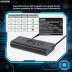 Cargador de punta azul de 230 W, 200 W, 0.2 in, apto para portátil HP OMEN