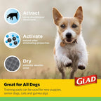 Glad Almohadillas de entrenamiento de bambú para perros amigables con la