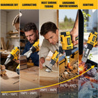 Pistola de calor inalámbrica compatible con batería Dewalt de 20 V (solo