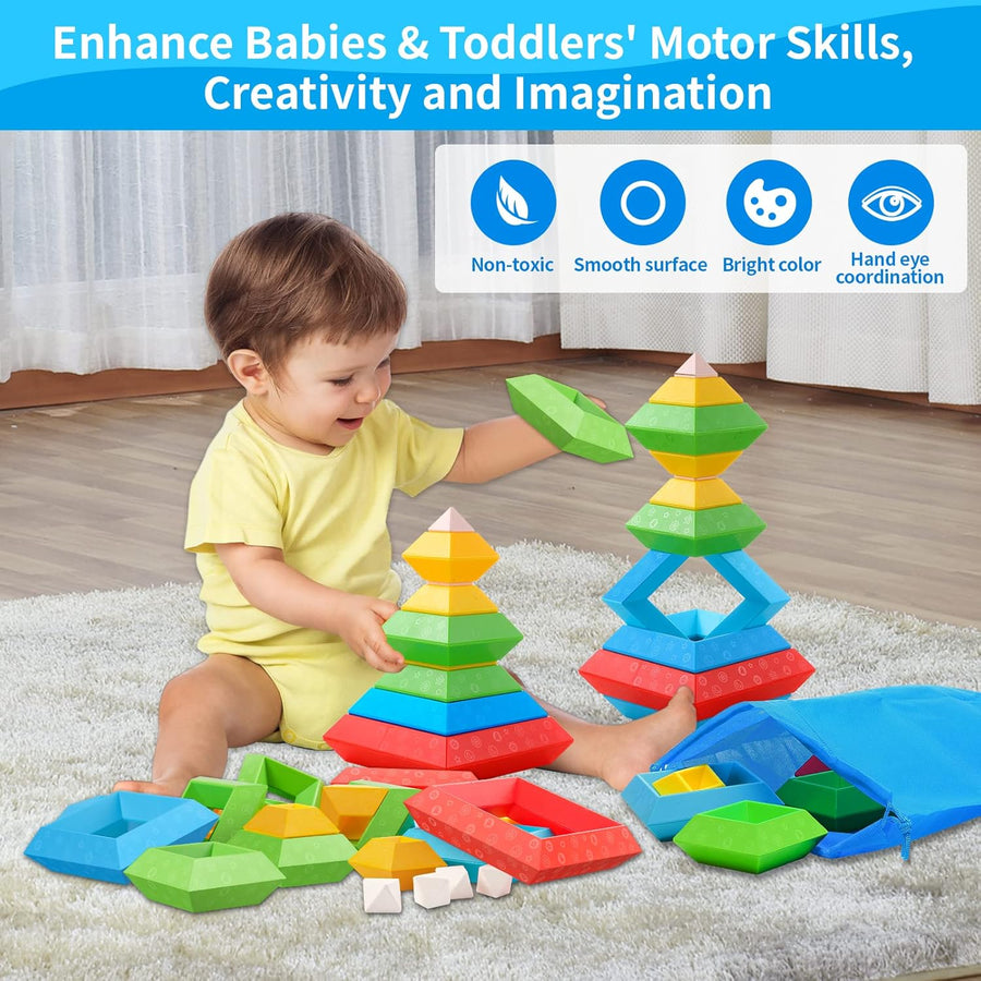 Hieoby Juguetes Montessori para niños y niñas de 1 2 3 4