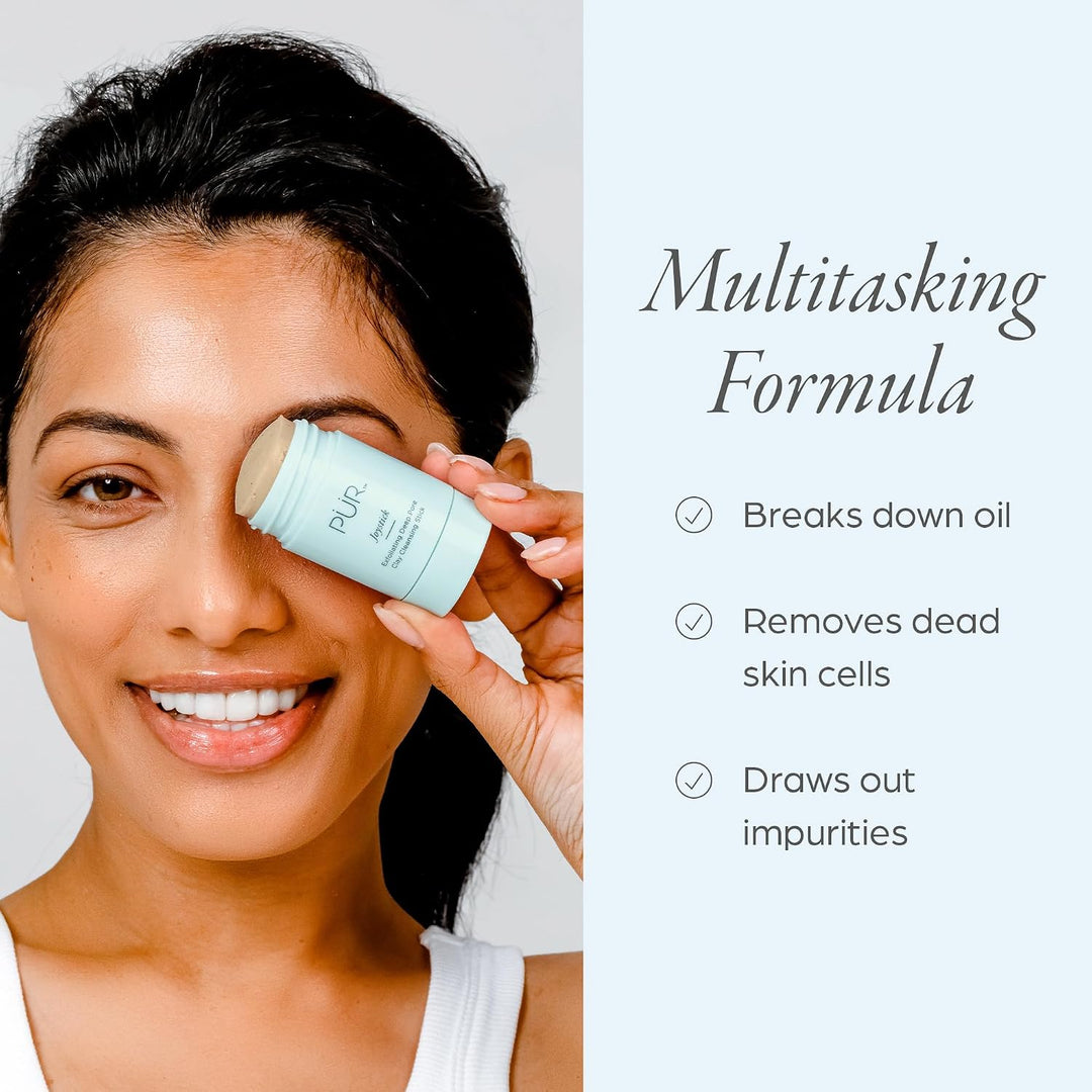 PÜR MINERALS Mascarilla facial en barra \u2013 Limpiador profundo e...