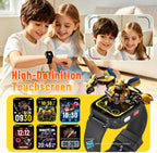 Reloj inteligente teléfono 4G para niños Transformers, GPS, videollamadas, resistente al agua - Negro